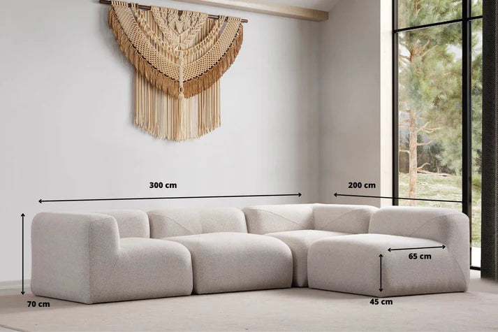 NUAGE CHENILLE BLANC CASSÉ